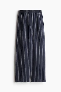 Linen-Blend Pants