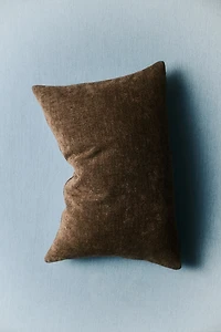 Housse de coussin en fil chenille