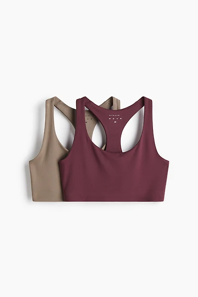 Lot de 2 soutiens-gorge sport