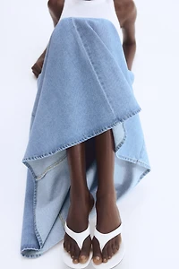 Denim Midi Skirt