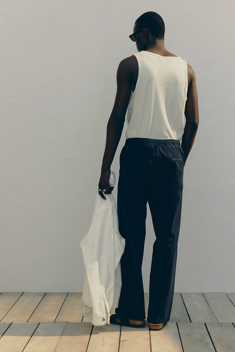 Relaxed-Fit Cotton Pants