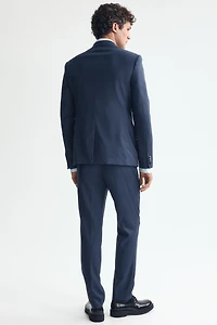 Veste près du corps à fermeture droite