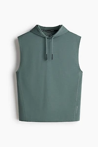 Regular-Fit Sleeveless Sports Hoodie with DryMove™