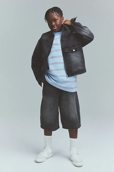 Short flottant en denim