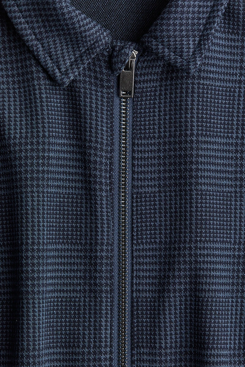 Jacquard-Jersey Overshirt
