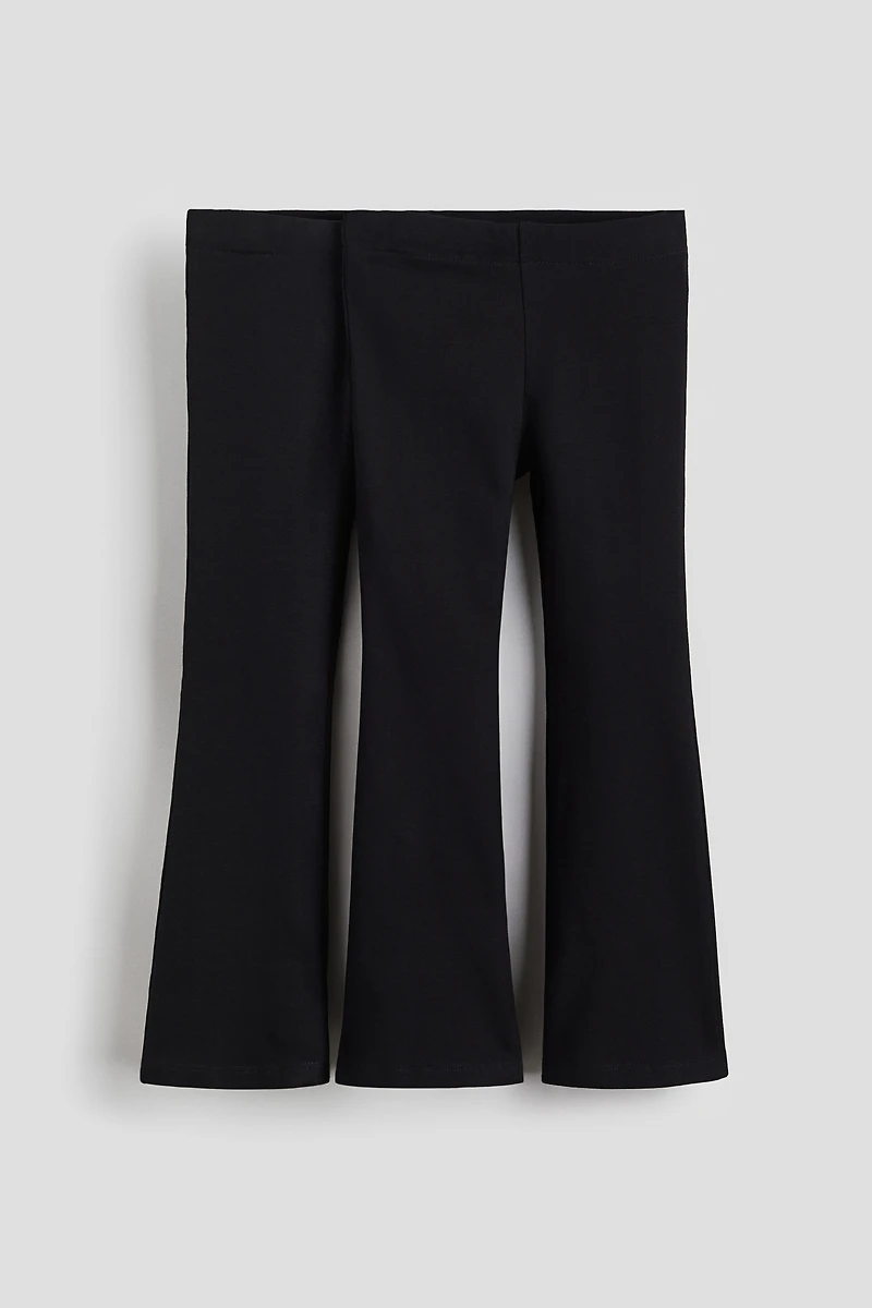 2-Pack Flared Jersey Leggings