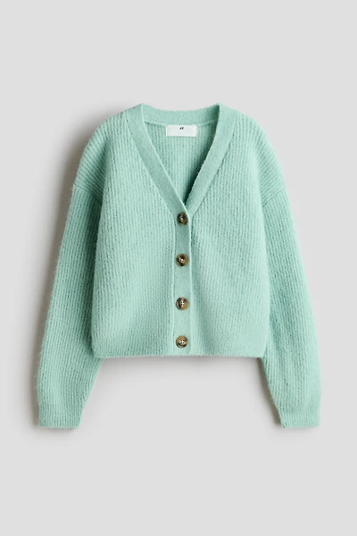 Rib-Knit Cardigan