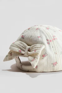 Casquette en coton avec appliqué