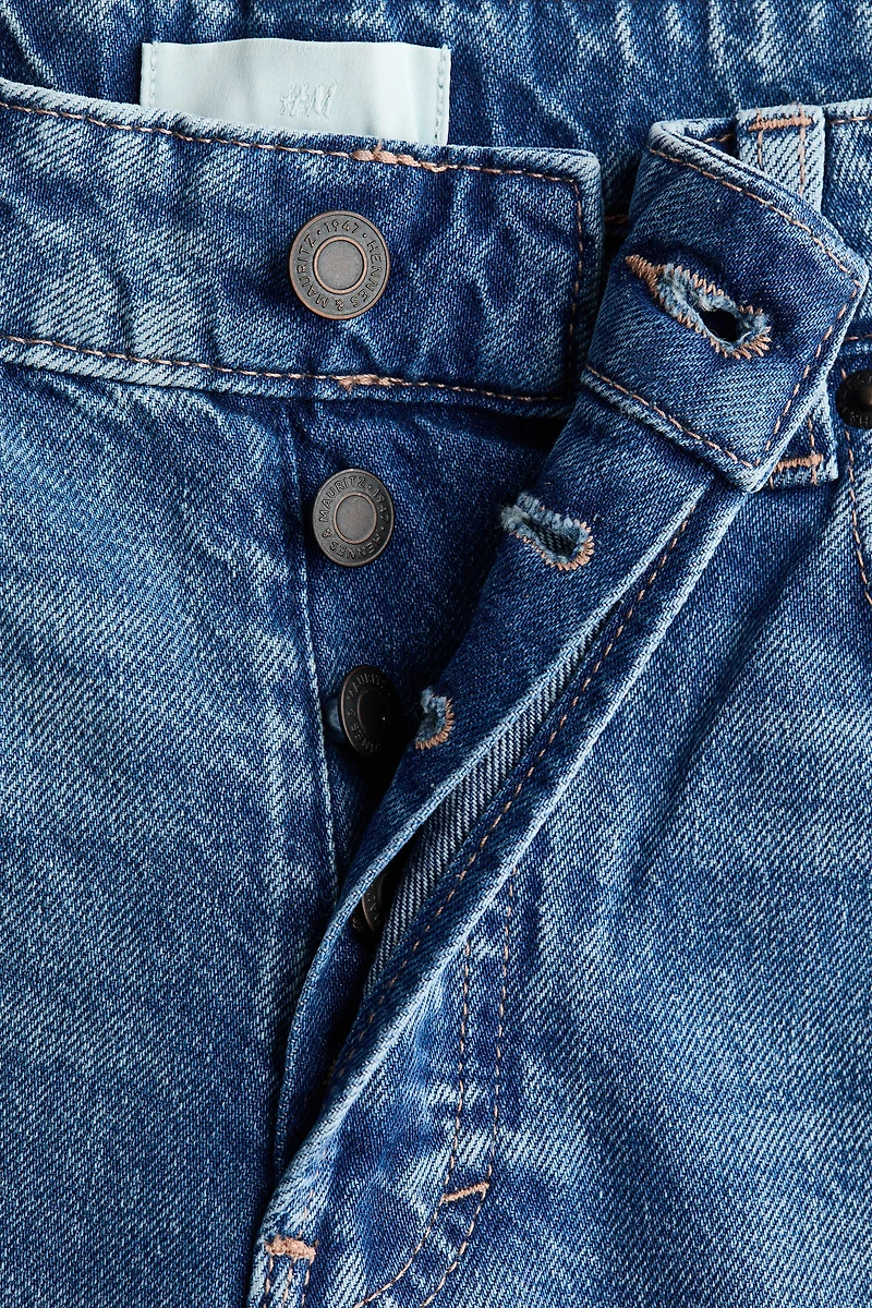 Jean classique aux jambes larges