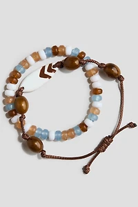 2-Pack Beaded Bracelets