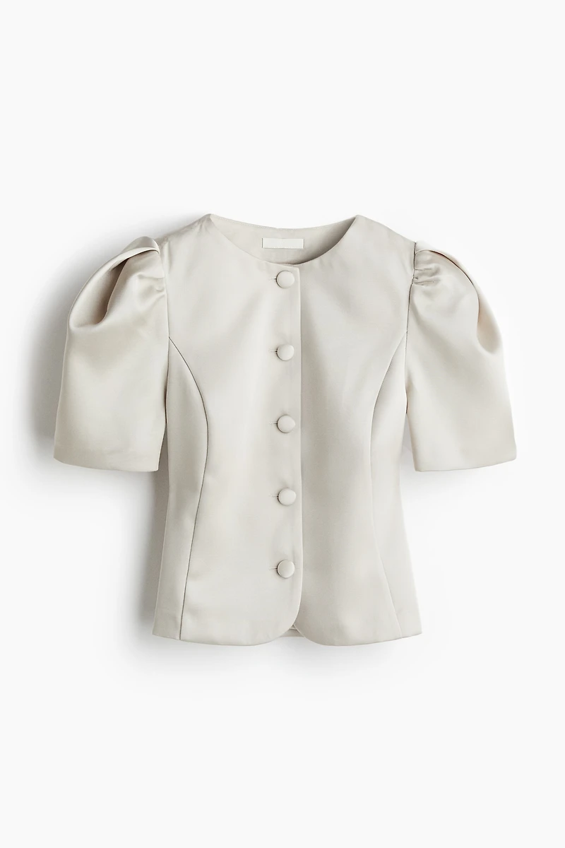 Blouse à manches bouffantes