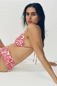 Bas de maillot taille haut échancré