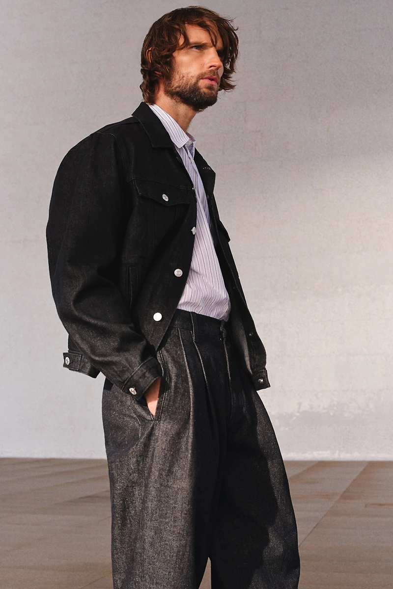 Relaxed-Fit Denim Pants