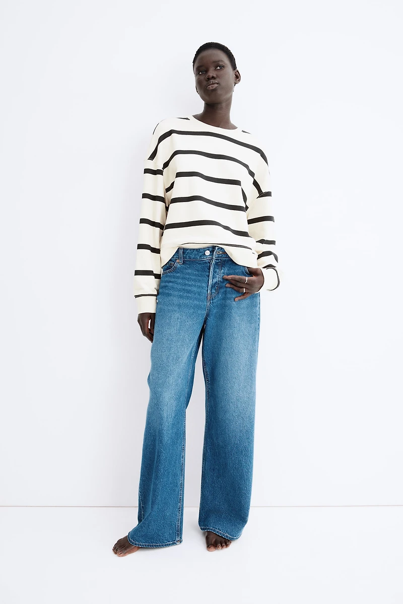 Dropped-Shoulder Sweatshirt