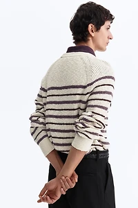 Relaxed-Fit Rib-Knit Sweater