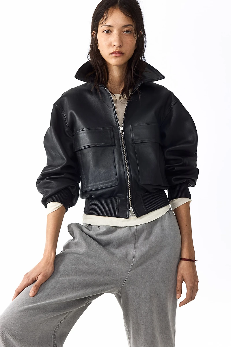 Denim Drawstring Pants