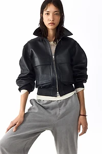 Denim Drawstring Pants