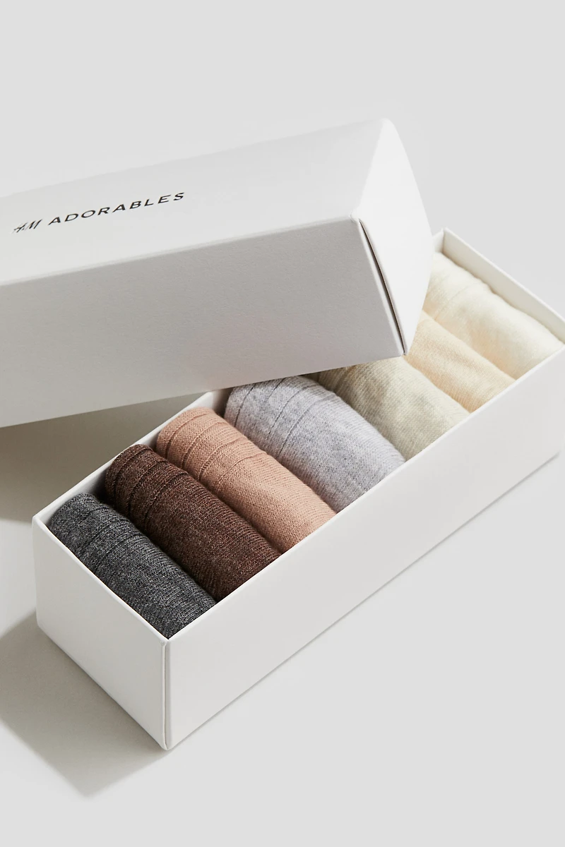 7-pack Wide-Rib Socks