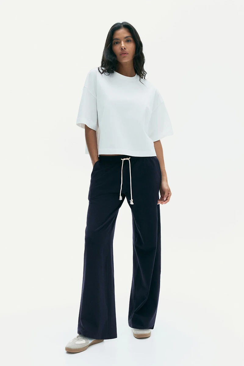 Wide-Leg Joggers