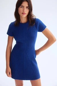 Rib-Knit Dress