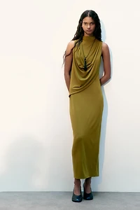 Draped Maxi Dress