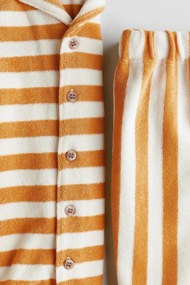 Ensemble 2 pièces en tissu éponge