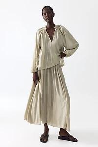 Gathered Modal Skirt