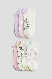 Lot de 7 paires chaussettes invisibles