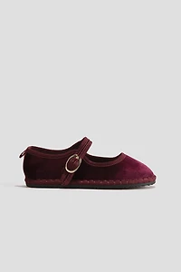Velour Flats