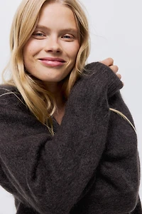 Mohair-Blend Cardigan