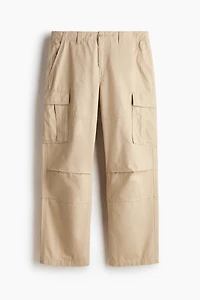 Pantalon cargo décontracté en coton