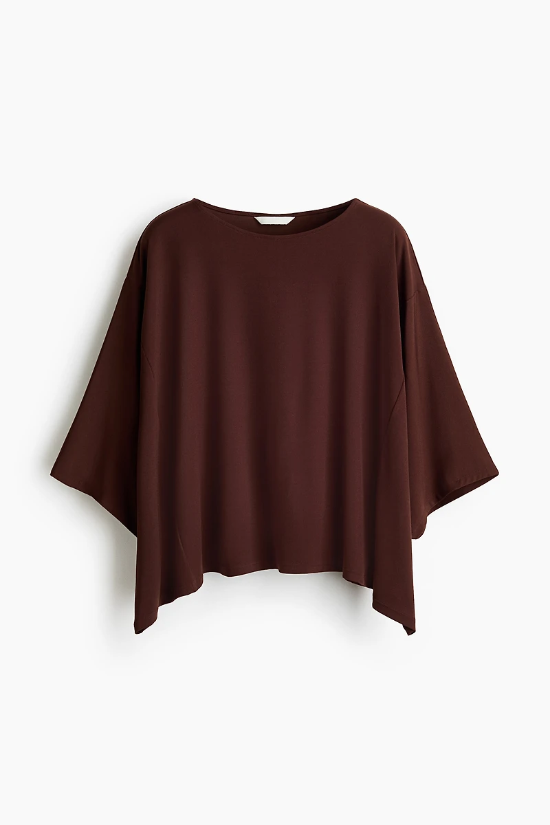 Batwing-Sleeved Top