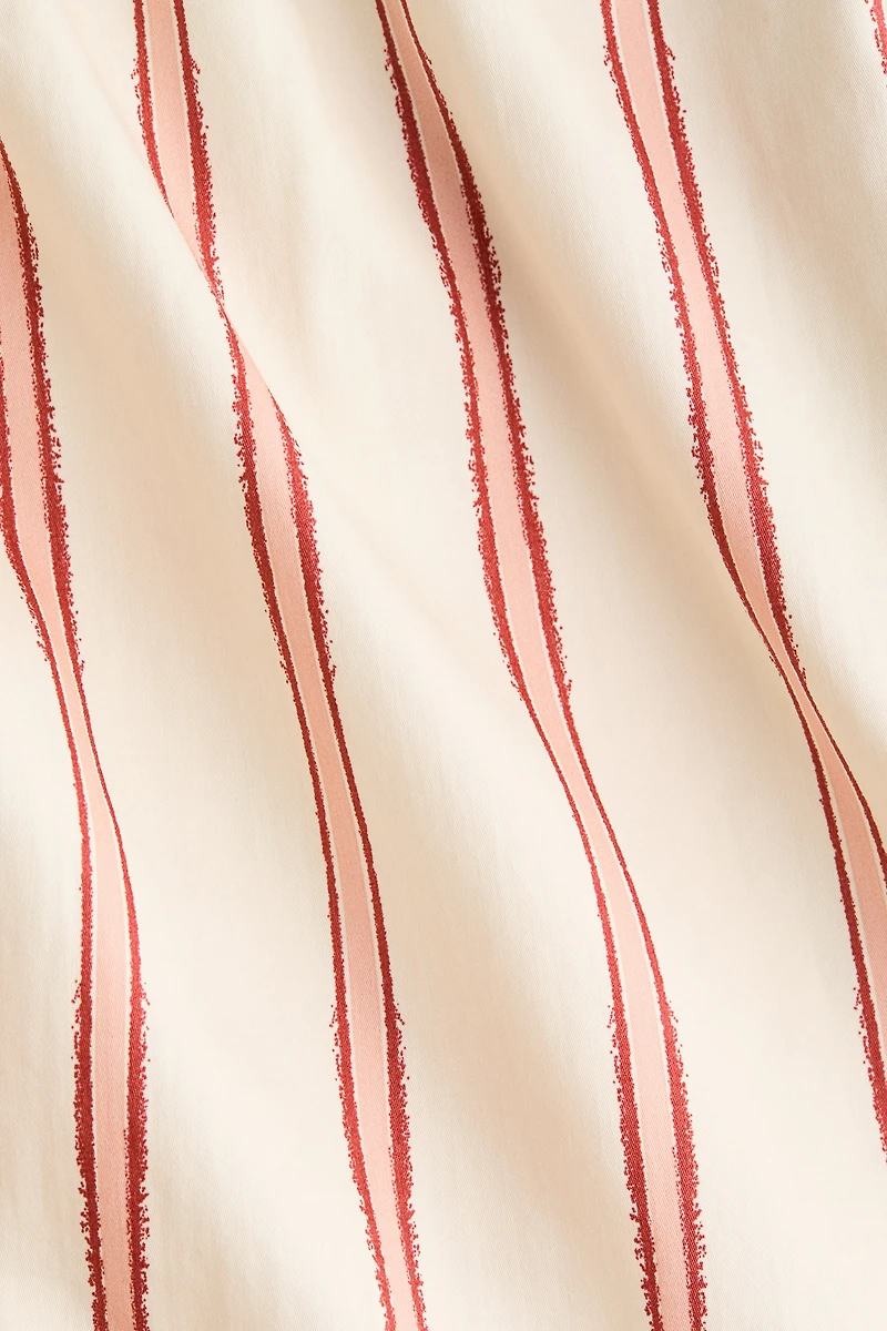 Patterned Poplin Shorts