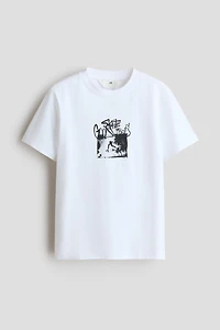 T-shirt imprimé en coton