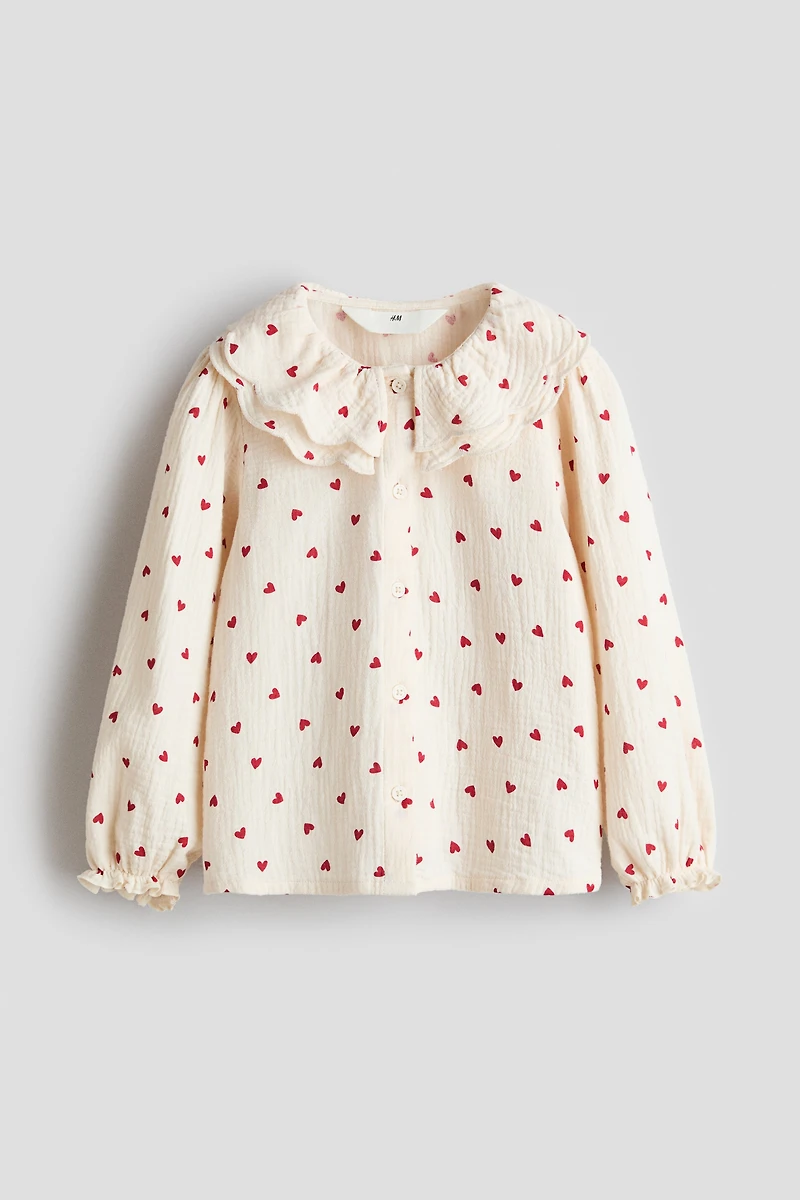 Blouse imprimée en coton