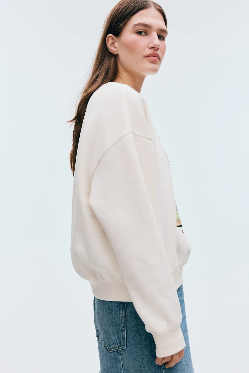 Chandail grande taille avec motifs imprimés