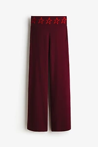 Wide Merino Wool Pants