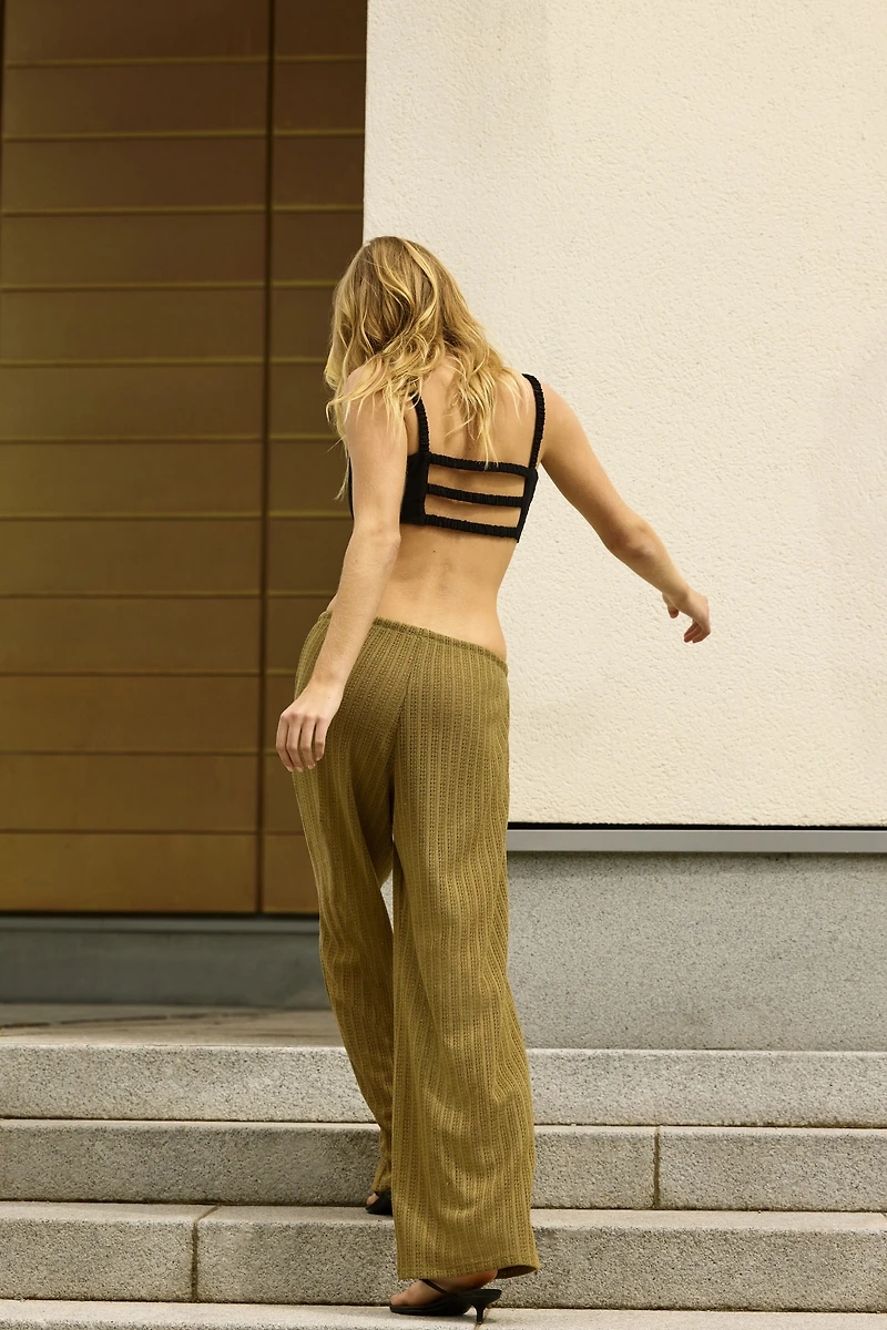 Knit Drawstring Pants