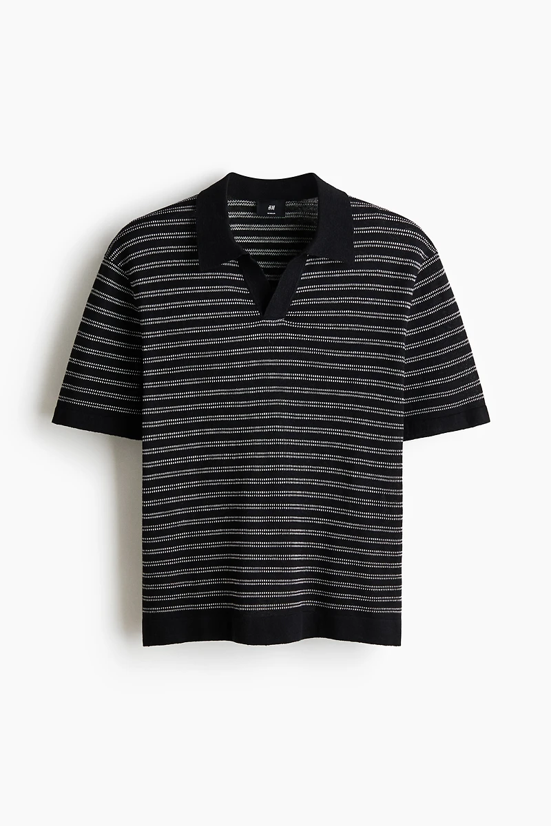 Regular-Fit Linen-Blend Polo Shirt