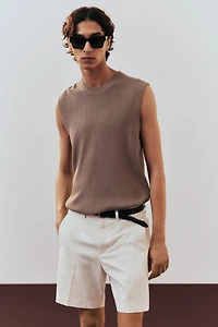 Regular-Fit Lyocell-Blend Chino Shorts