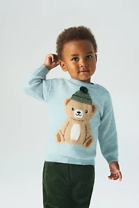 Motif-Detail Sweater