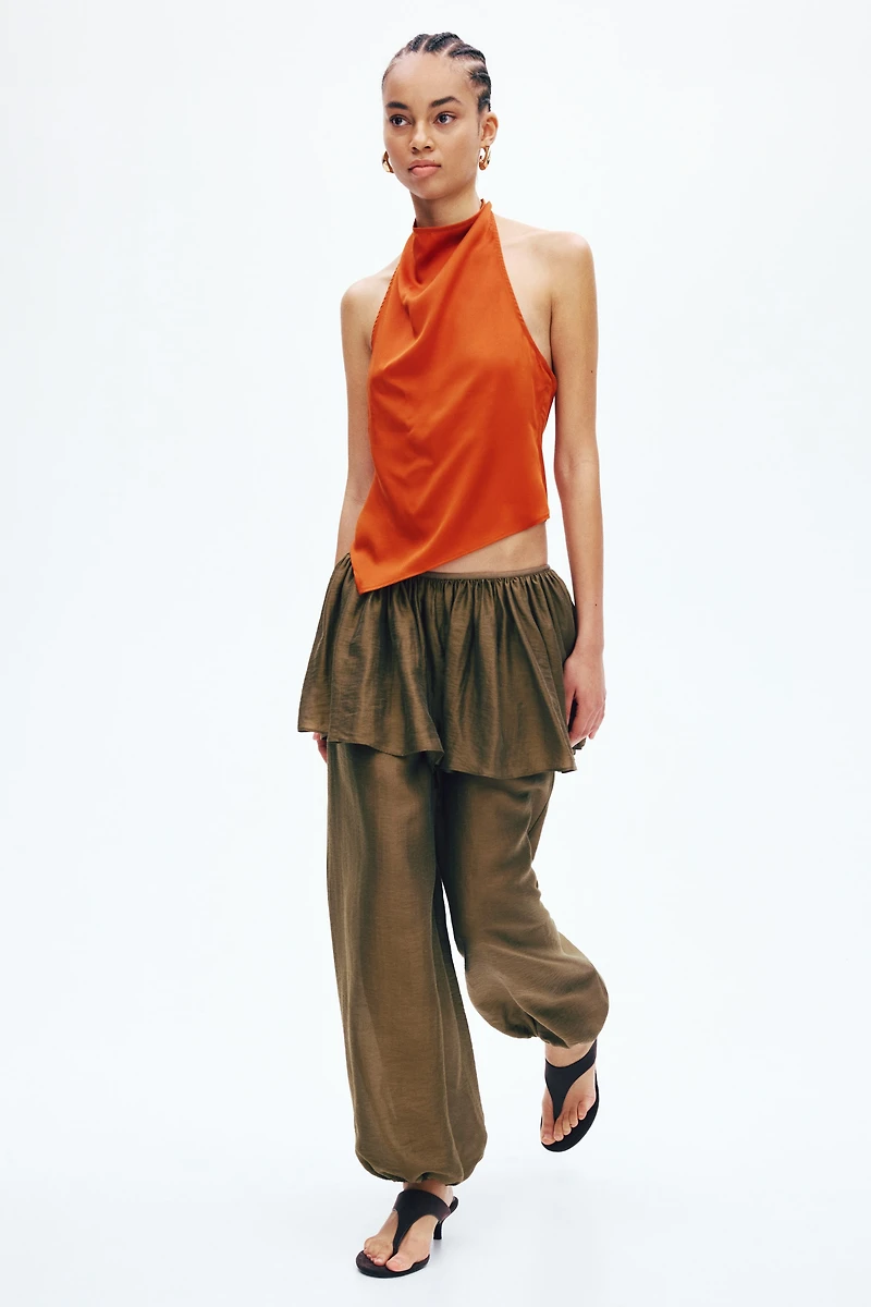 Asymmetric Halterneck Top