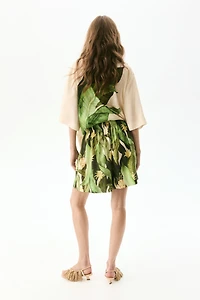 Patterned Pull-On Shorts