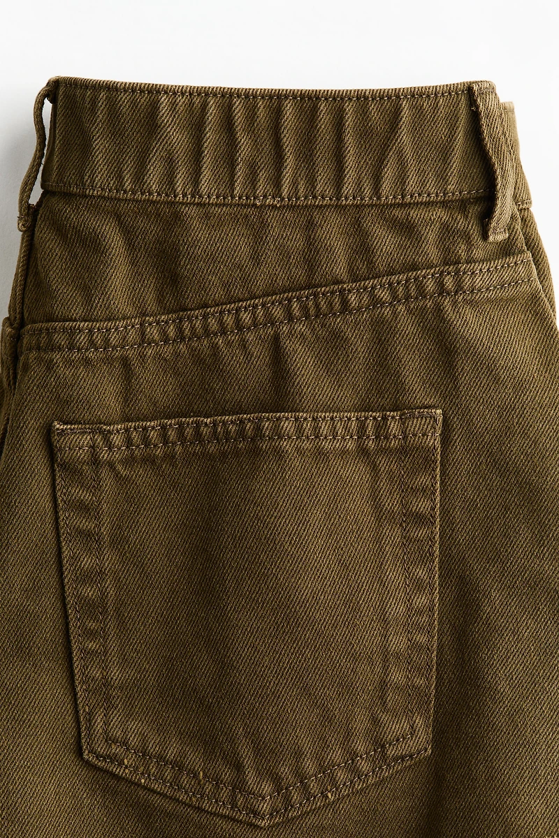 Frayed Denim Shorts