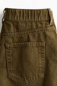 Frayed Denim Shorts