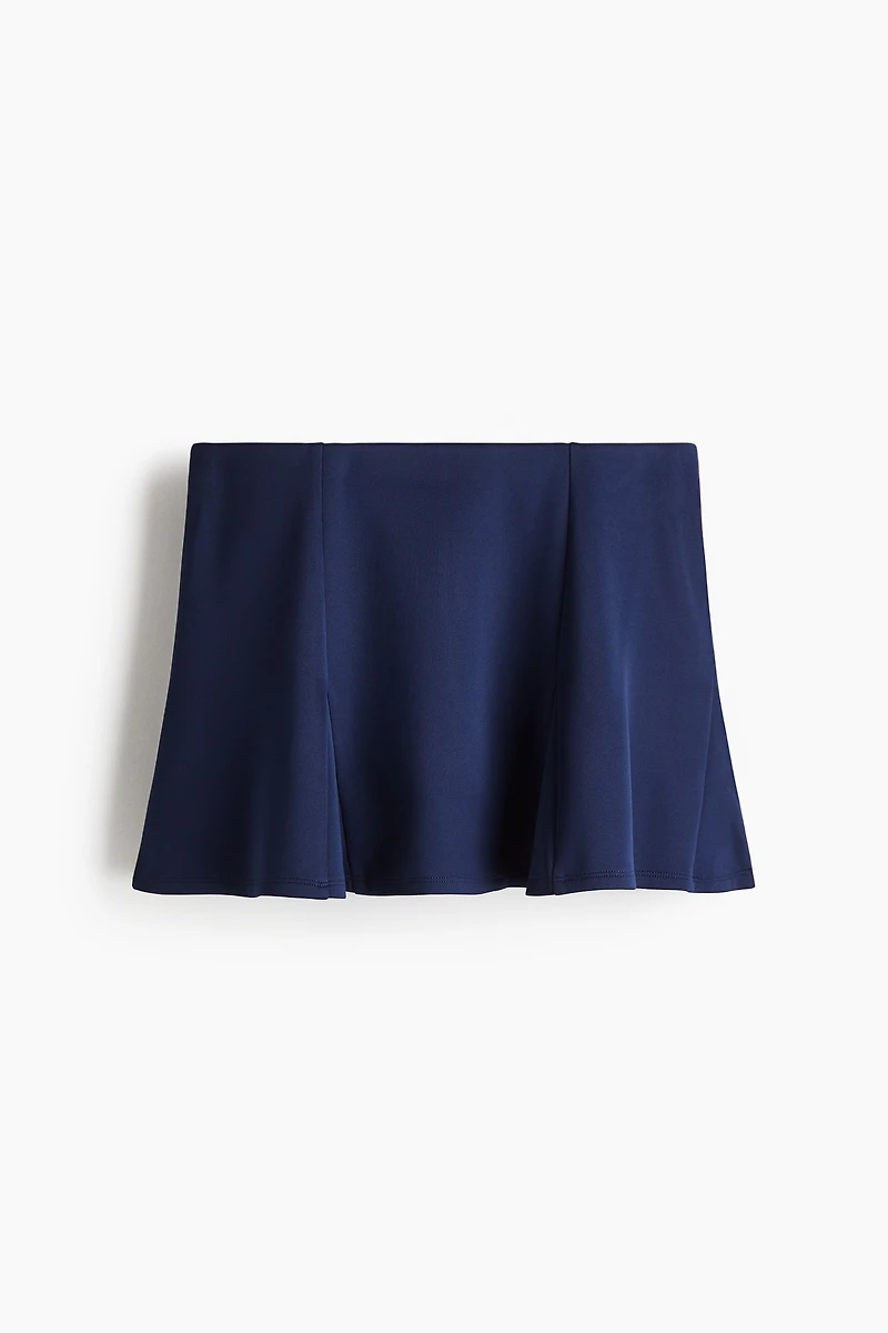 Pleated Scuba Skort