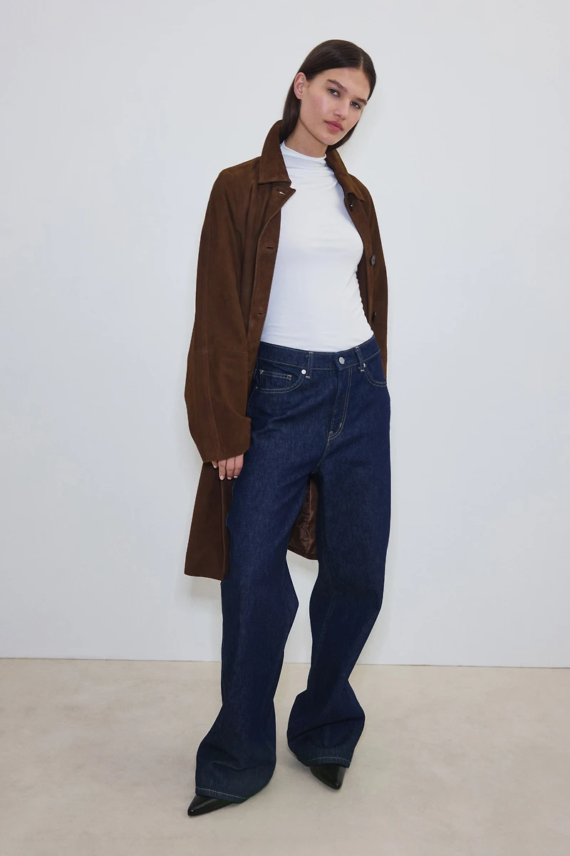 T-shirt à col cheminée chaud près du corps