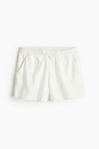 Linen-blend Pull-on Shorts
