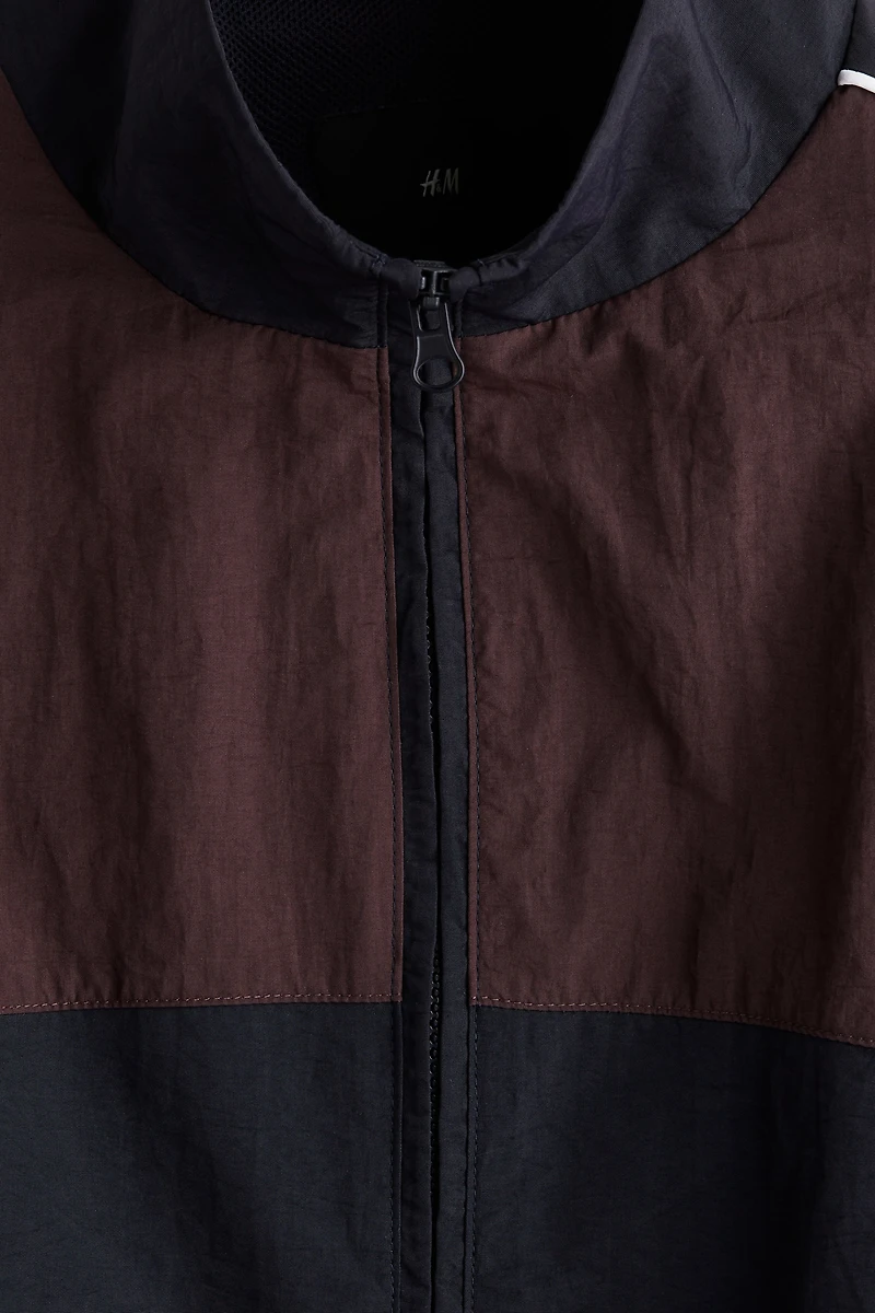 Veste de survêtement ample en nylon