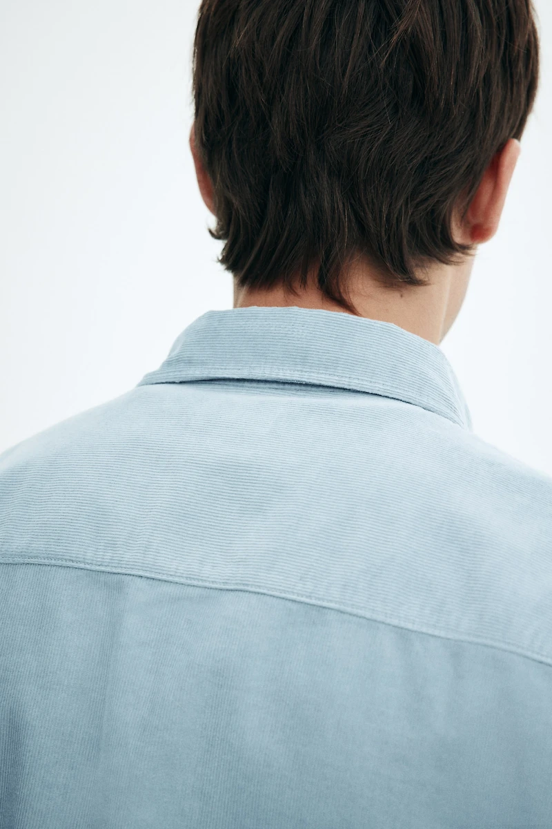 Regular-Fit Corduroy Shirt